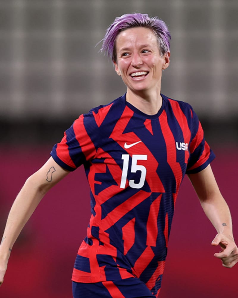 Megan rapinoe red jersey sales